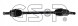 GSP 256067 Приводна піввісь subaru 256067 gsp