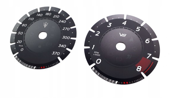Moman 0089688096499 Maserati Quattroporte Trofeo: циферблати спідометра, заміна миль/год на км/год