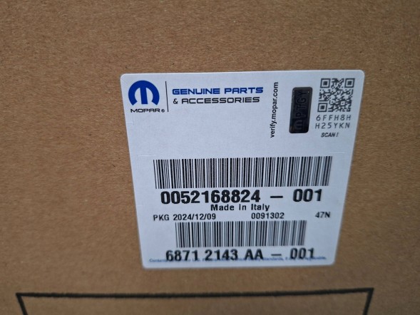 Fiat OE S26338004 КОРПУС ПОВІТРЯНОГО ФІЛЬТРА 52168824 FIAT DUCATO 2.2 MJET EURO 6 2021-