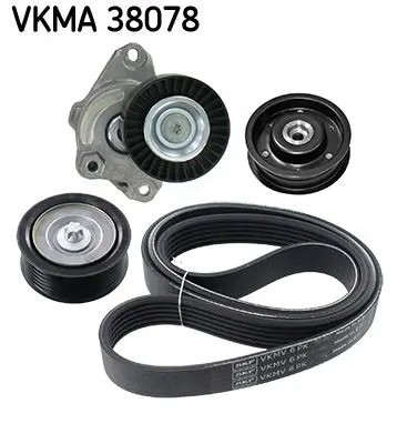 SKF VKMA 38078 Комплект клинового ременя багаторівковий vkma 38078