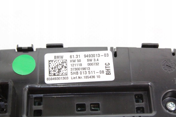 BMW OE 9493013 61319493013 5A3BBF5 61315A3BBF5 ПАНЕЛЬ КОНДИЦІОНЕРА ЗАДНЯ НАГРІВАЛЬНА BMW G42 G20 G21 G80 G81 M3 G82 G83 M4 G26 i4