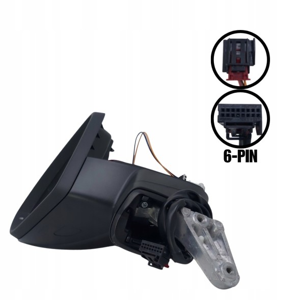Китай E-5521 VW TOURAN 5T 5T1 ЕЛЕКТРИЧНЕ КЕРОВАНЕ ДЗЕРКАЛО З ПІДІГРІВОМ 6-PIN ЛІВЕ 15/22