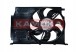Kamoka 7740124 Вентилятор охолодження bmw 2(f45) 13'->, 2(f46) 14'->, x1 14'->, x2 17'->, m