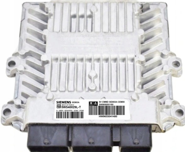 Siemens KOMPUTER ECU PEUGEOT SID803 5WS40029LT 9656061180 serwis ecu КОМП'ЮТЕР ECU PEUGEOT SID803 5WS40029LT 9656061180