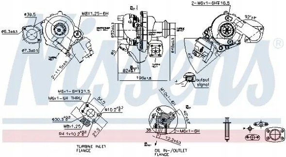 Nissens 93421 Пристрій підзарядки, наддуву 93421 nissens
