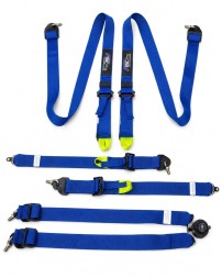 FMIC FP-HARNESS-31-008 Спортивні ремені безпеки з 6 точками кріплення, схвалені FIA, 2 дюйми, сині, Fmic Pro