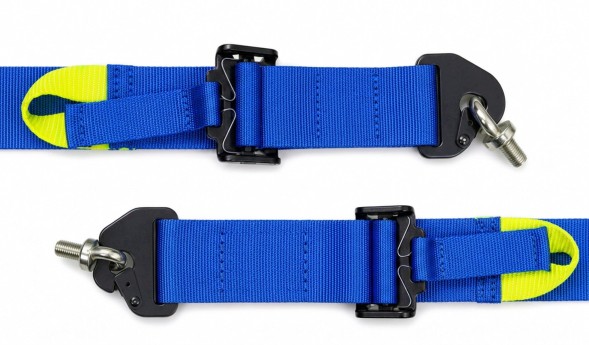 FMIC FP-HARNESS-31-008 Спортивні ремені безпеки з 6 точками кріплення, схвалені FIA, 2 дюйми, сині, Fmic Pro