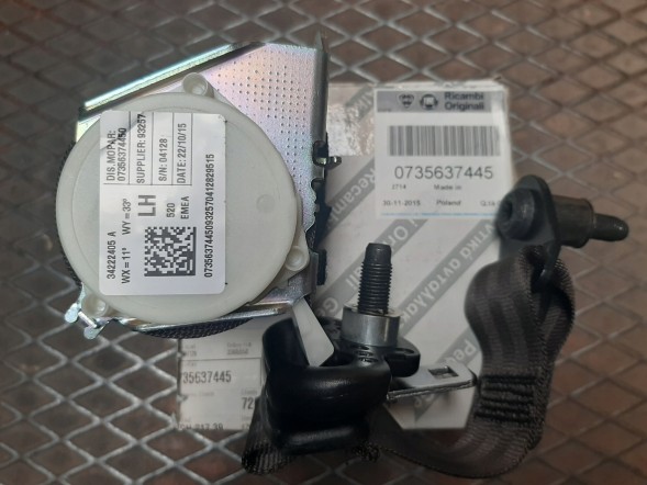Fiat OE 735637445 ЗАДНІЙ ремінь безпеки, OE, Jeep Renegade,