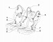 Fiat OE 735637445 ЗАДНІЙ ремінь безпеки, OE, Jeep Renegade,