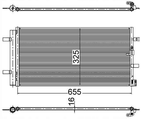 Mahle AC 2 000S Конденсатор, кондиціонер mahle ac 2 000s