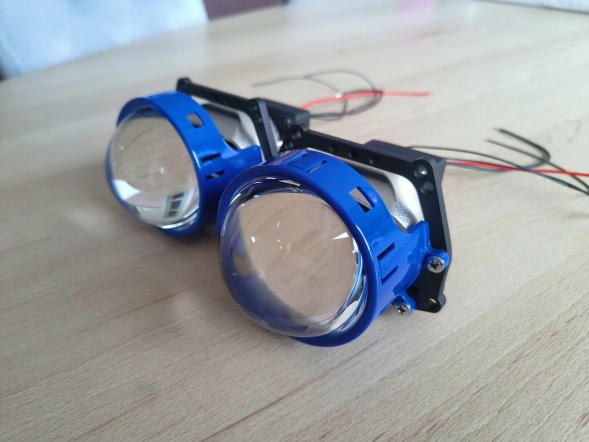 CHINA BIL-DCP-003-6000K 2X лінзи bi-led 3" 6000k + laser надпотужні проектори для авто
