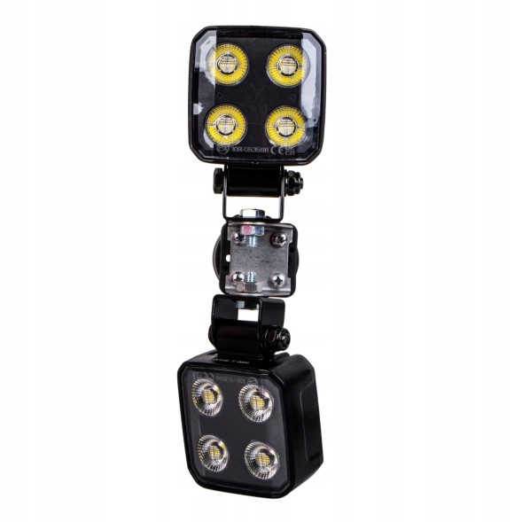 Mizar 05050 4x Світлодіодна робоча фара 12V 24V 4-LED 3370лм вигнута + 2x кріплення