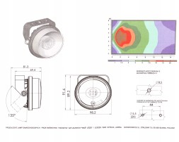 WAŚ 33308988 Робоча LED лампа WAŚ 562 W78, 12V-24V, розсіяне світло