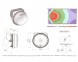 WAŚ 33308988 Робоча LED лампа WAŚ 562 W78, 12V-24V, розсіяне світло