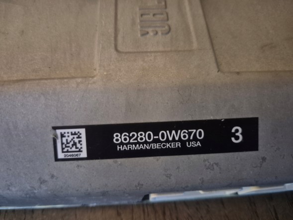 Toyota OE mark-86280-0W670 Підсилювач JBL Harman 86280-0W670 Toyota Land Cruiser