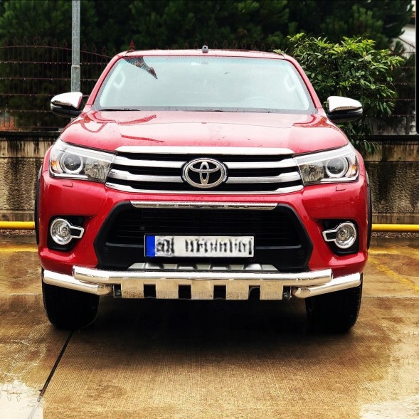 Китай PST23_TH Передня планка Toyota Hilux, хром Tiger