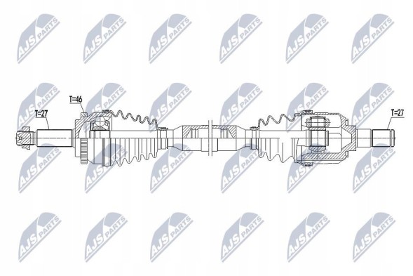 NTY NPW-HY-559 Nty npw-hy-559 карданний вал