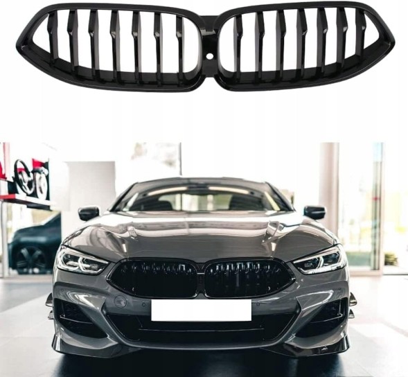 Китай 321VC321 НИРКИ ГРИЛЬ BMW 8 G14 G15 G16 ЧОРНИЙ БЛИСК РАДІАТОРНА КАМЕРА