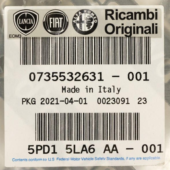 Fiat OE Ліва накладка стійки Fiat OE 735532631