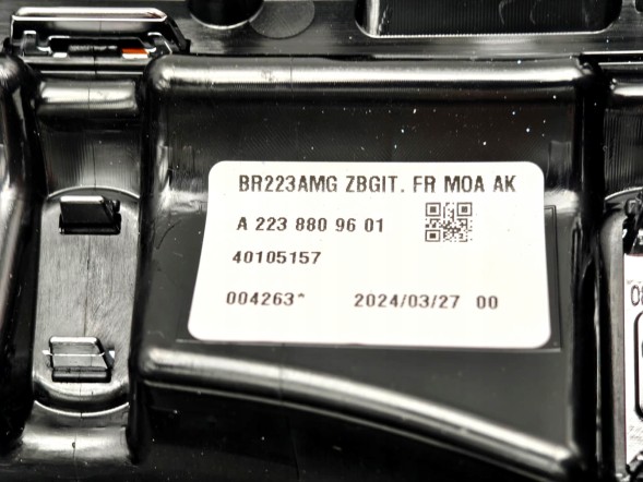 Mercedes-Benz OE A2238809601 Airautopl z uszk. transp. РЕШІТКА РАДІАТОРА MERCEDES S-KLASA W223 V223 S63 AMG ОРИГІНАЛ A2238809601