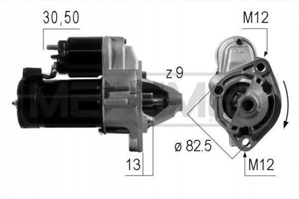 ERA 220004A Стартер 220004a era
