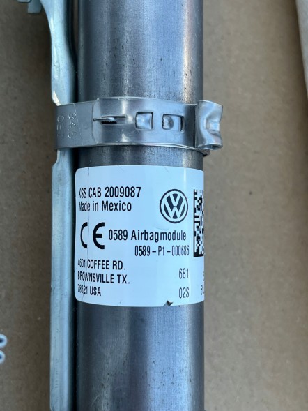 Volkswagen OE 5NL880742J/ALLSPACE VW TIGUAN 2 5NA / TIGUAN ALLSPACE 2017-2023 AIRBAG ЗАВІСА ПРАВА 5NL880742J