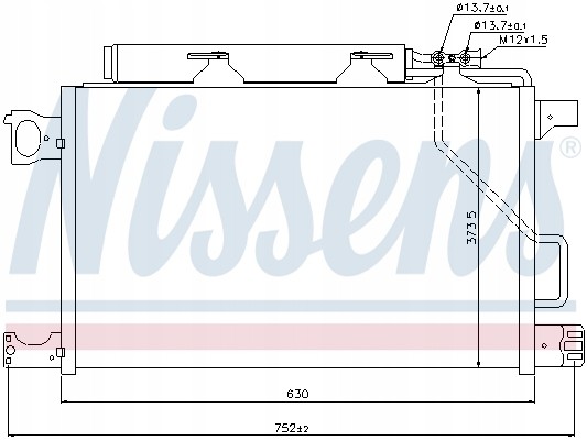 Nissens 94794 Конденсатор, кондиціонер nissens 94794