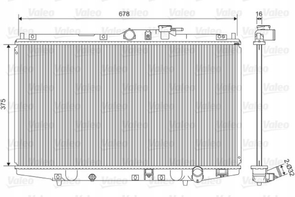 Valeo 734716 Охолоджувач 1.6 val734716_l
