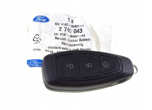 Ford OE K1BT-15K601-AD K1BT-15K601 КЛЮЧ ПУЛЬТ ОРИГІНАЛ K1BT-15K601-AD FORD GALAXY III MK4 22R