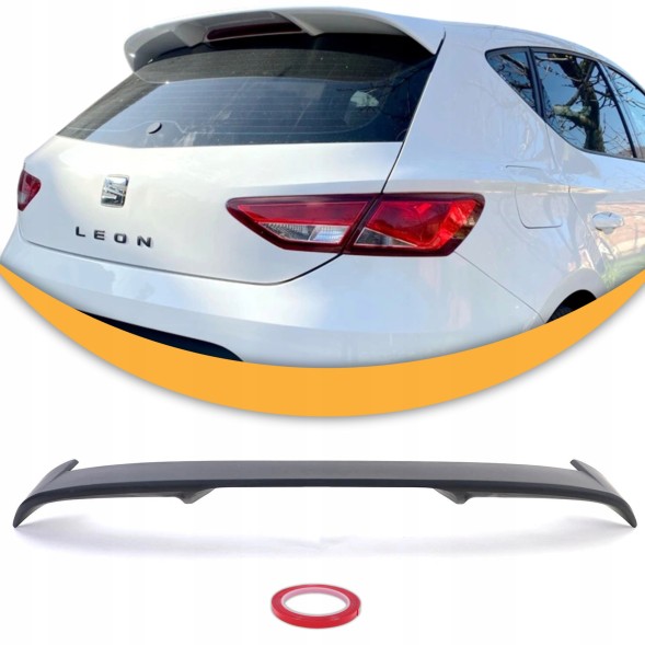 Китай Spoiler SEAT LEON 5F MK3 4D Спойлер для Seat Leon 5F MK3 5 дверей 2012-2020 чорний глянець, накладка на багажник