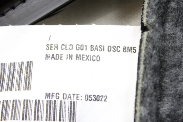 BMW OE 7472281 52107472281 НОВЕ ОББИВКА СИДІННЯ ПЕРЕДНЬОГО ЛІВОГО BMW G20 G21 G01 X3 G02 X4