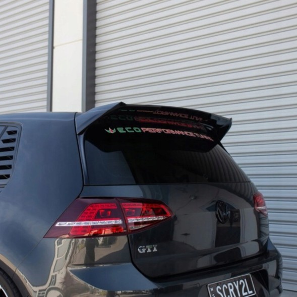 Китай Spoiler OSIR Style GOLF 7 7,5 GTI R Спойлер Golf 7 7,5 GTI GTD R Osir Чорний Блиск Лоток MK7 Навіс VII ABS