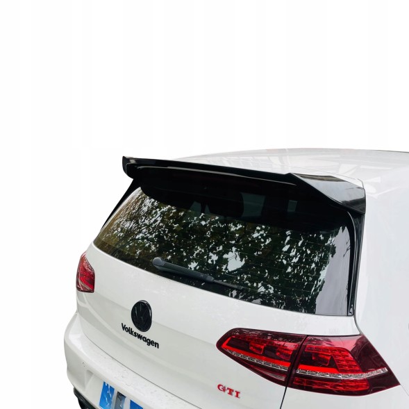 Китай Spoiler OSIR Style GOLF 7 7,5 GTI R Спойлер Golf 7 7,5 GTI GTD R Osir Чорний Блиск Лоток MK7 Навіс VII ABS