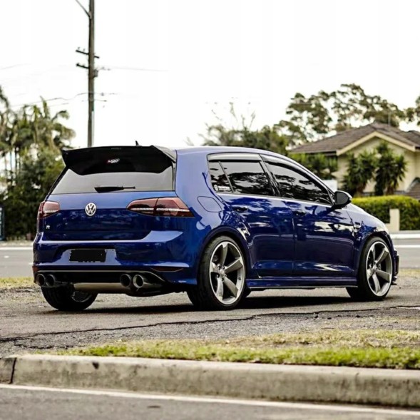 Китай Spoiler OSIR Style GOLF 7 7,5 GTI R Спойлер Golf 7 7,5 GTI GTD R Osir Чорний Блиск Лоток MK7 Навіс VII ABS
