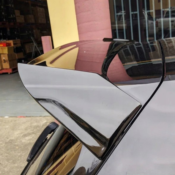 Китай Spoiler OSIR Style GOLF 7 7,5 GTI R Спойлер Golf 7 7,5 GTI GTD R Osir Чорний Блиск Лоток MK7 Навіс VII ABS