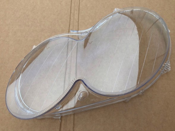 ВОЛЛЕР L.367.+L.368. Абажури фар скла лівий правий фронт для mercedes clk w209 2005-09