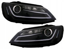Tuning-Tec LPVWK8 Світильники Фари Vw Jetta VI 11- black led drl