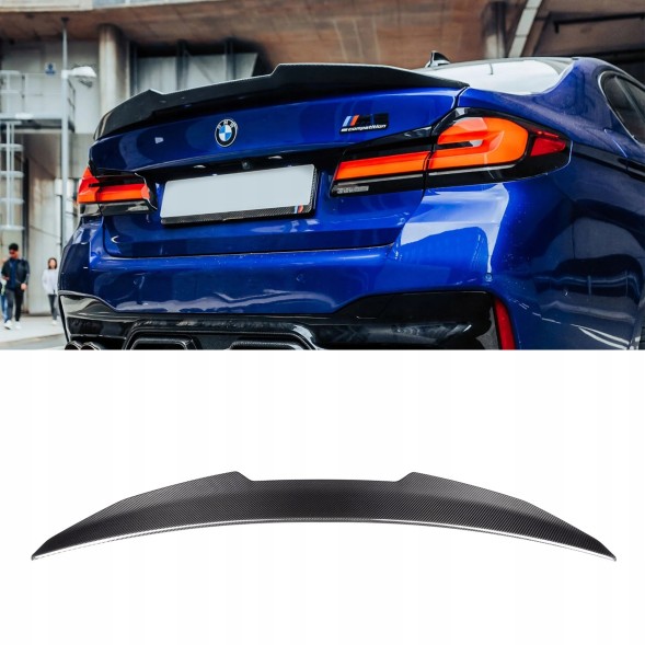 Китай T-051 Карбоновий Спойлер на Багажник BMW G30 / M5 F90 Стиль PSM (Dry-Carbon)