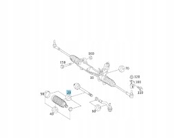 Mercedes-Benz OE A906 460 0155 Org рульова тяга a9064600155