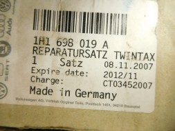 Volkswagen OE 1H1 698 019A ГАЛЬМІВНИЙ ЦИЛІНДР VW 1H1698019A ATE ОРИГ.