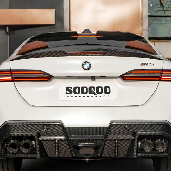 Китай T-469 Карбоновий спойлер-крило для BMW M5 G90 / G60 / i5 G60 у стилі SOOQOO