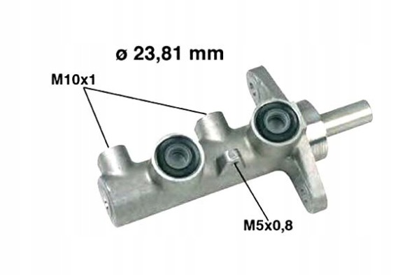 MET05-0330/RS6 METELLI ГАЛЬМІВНИЙ НАСОС HONDA CIVIC 2.0 01-05 METE