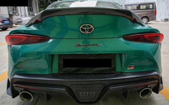 Китай 13131 Карбоновий спойлер заднього елерона Toyota Supra A90 TRD Style 19+