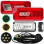 Tirpartner TR0030-1001/2/7M7P Комплект світлодіодних задніх ламп для причепа + проводка 7м 7pin причіп