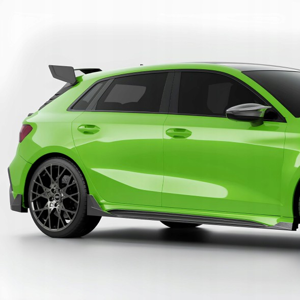 Китай SQ-AD-002 Карбонові накладки / пороги для AUDI RS3 8Y (2024+) у стилі SOOQOO