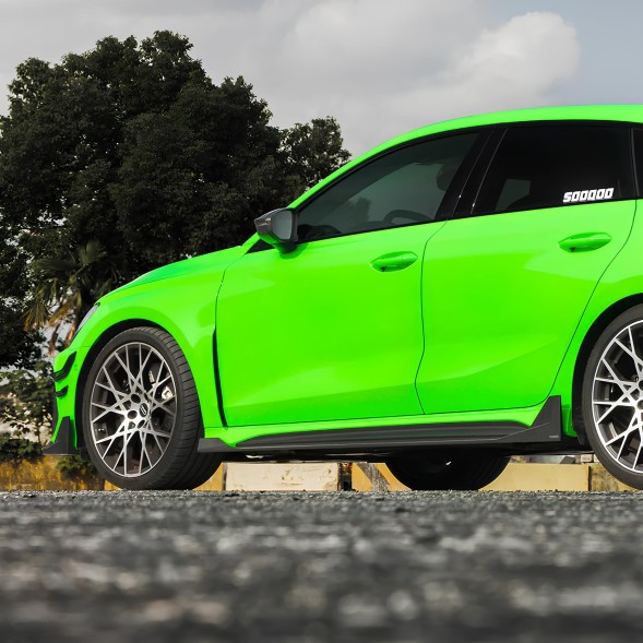 Китай SQ-AD-002 Карбонові накладки / пороги для AUDI RS3 8Y (2024+) у стилі SOOQOO
