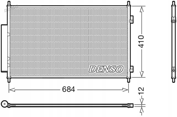 Denso DCN40027 Denso dcn40027 конденсатор, кондиціонер