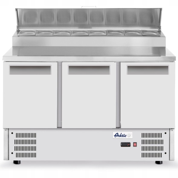 Китай WEW-SC-HP-1012795 Охолоджувана вітрина ARKTIC 3-дверна 368л з надбудовою 8x GN1/6 для гастрономії