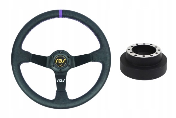 RBS Technology RBS-KZ-18+E46 Спортивне кермо RBS Technology шкіра перфорована 35/9см + наба BMW E46