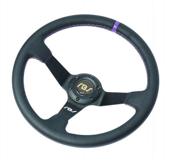 RBS Technology RBS-KZ-18+E46 Спортивне кермо RBS Technology шкіра перфорована 35/9см + наба BMW E46